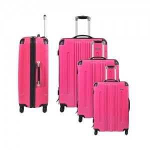 FERGÉ Milano Lot de 3 valises rigides avec 4 roulettes 100 % ABS